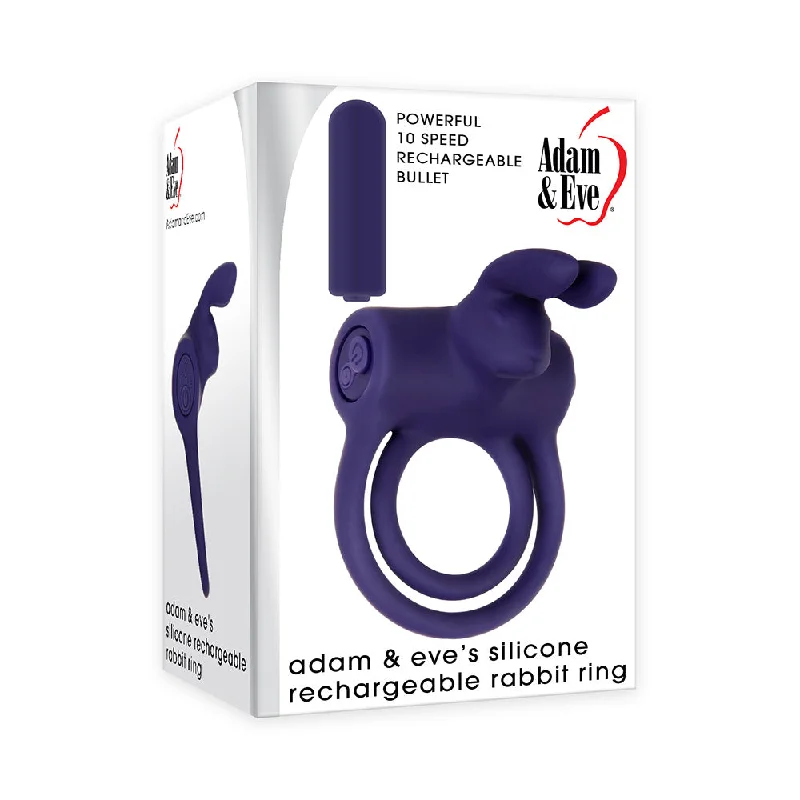 Adam & Eve Silicone Rechargeable Rabbit Ring