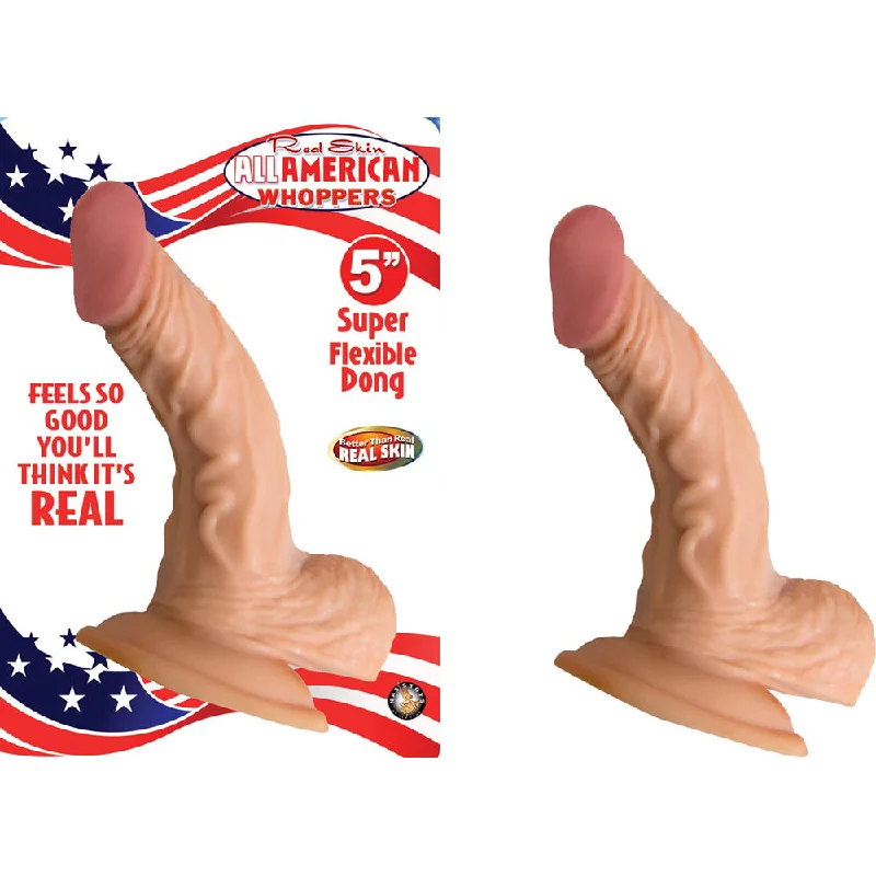 All American Whoppers 5" With Balls Flesh