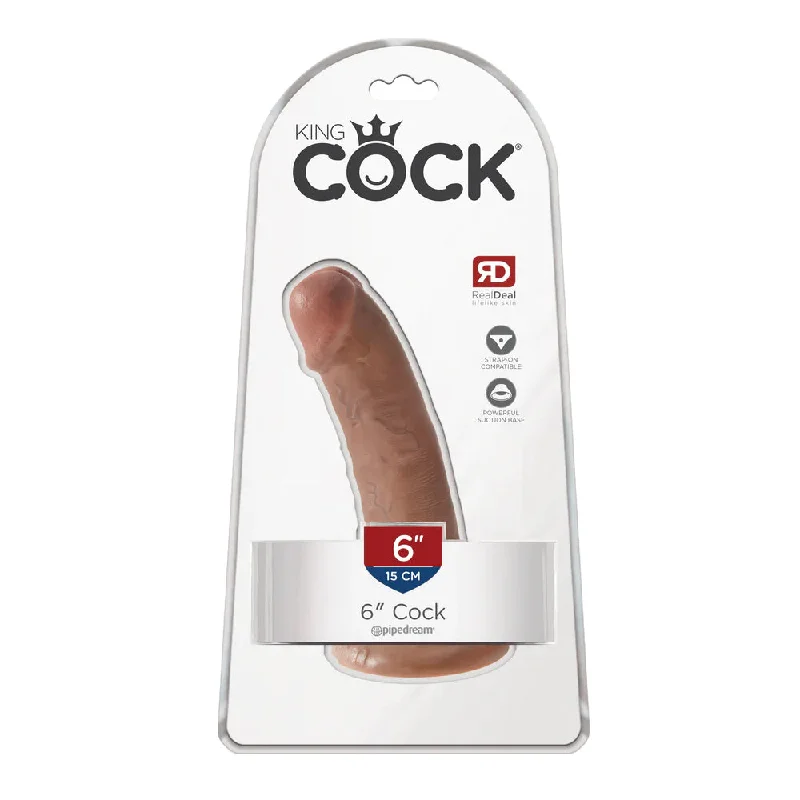 King Cock 6" Cock Tan