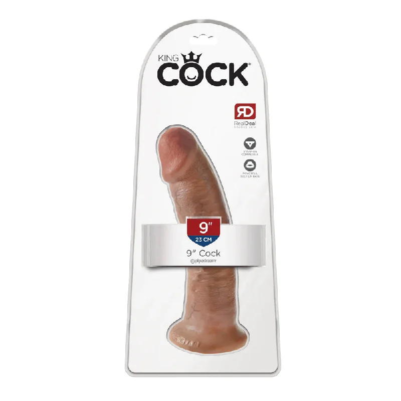 King Cock 9" Cock Tan