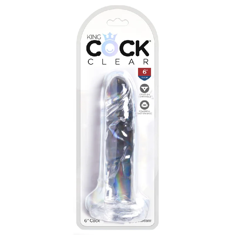 King Cock Clear 6" Cock