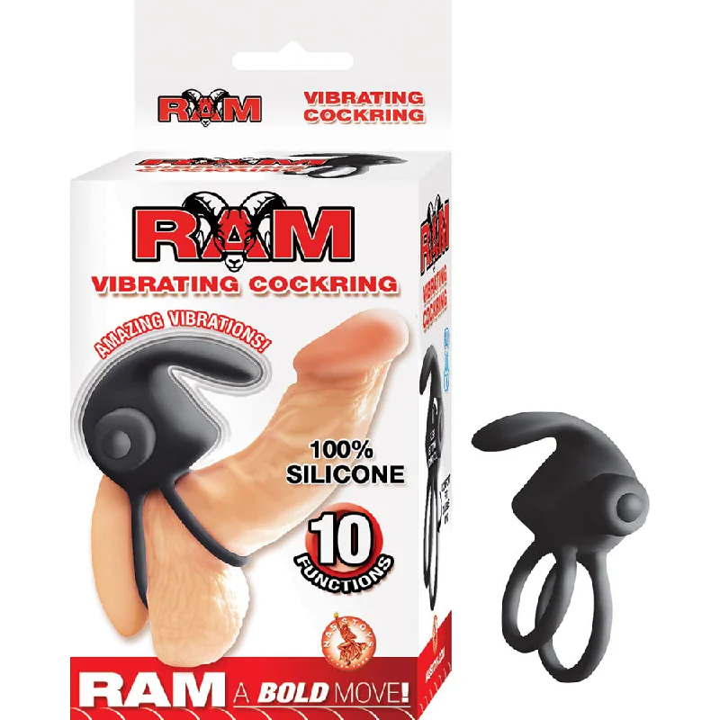 Ram Vibrating Cockring Black