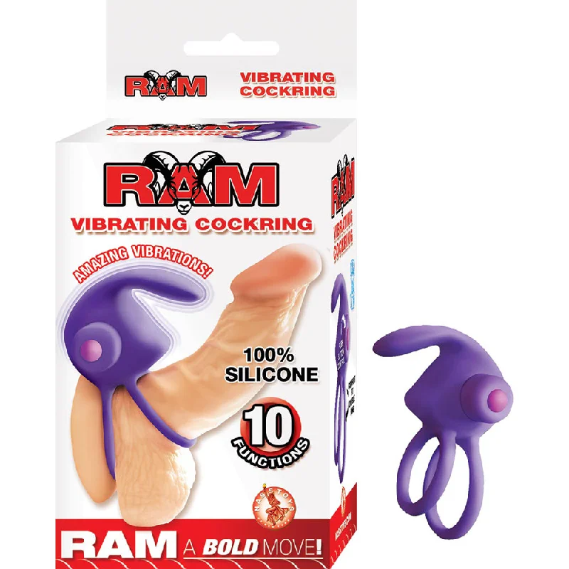 Ram Vibrating Cockring Purple