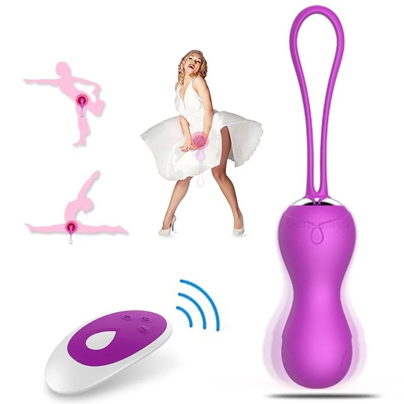 10 Speed Vibrating Egg Kegel Ball Egg Exercise Vagina Tighten Vibrator G Spot Vagina Massager for Women