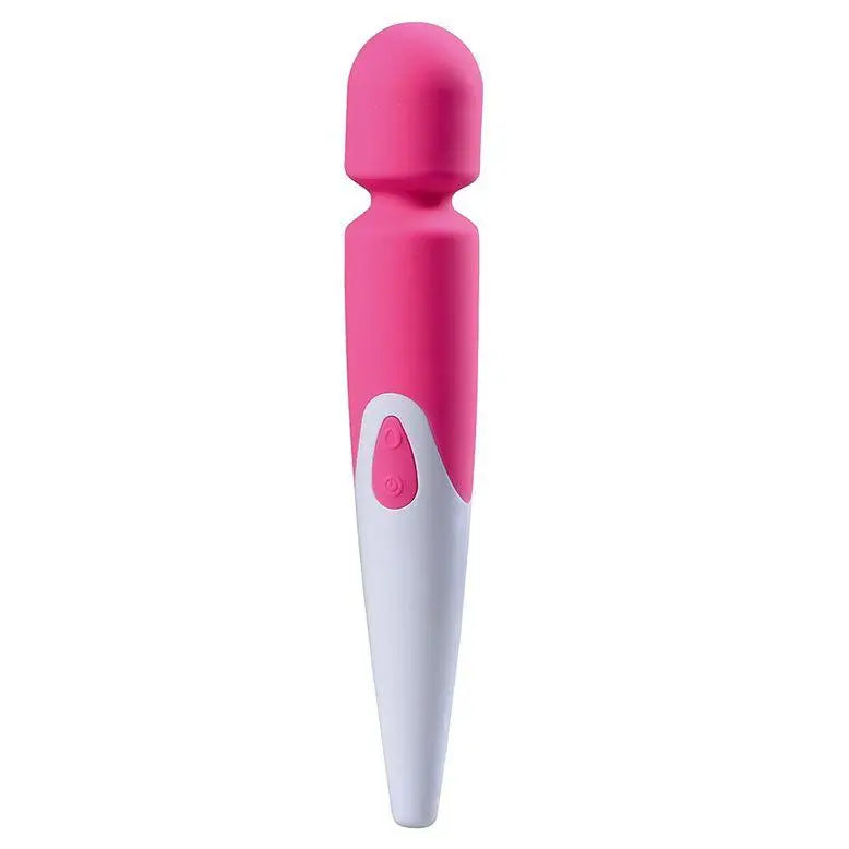 12-inch Silicone Pink 10 Speed Rechargeable Wand Massager