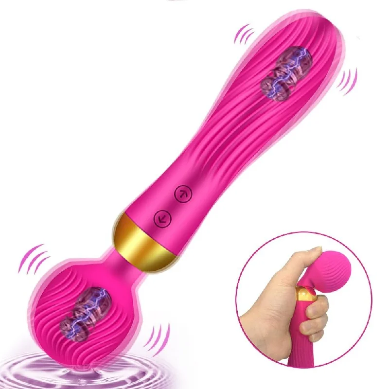 18 Speeds Powerful AV Magic Wand Vibrator Sex Toys for Women G Spot Clitoris Stimulator Dildo Dual Motors Toys