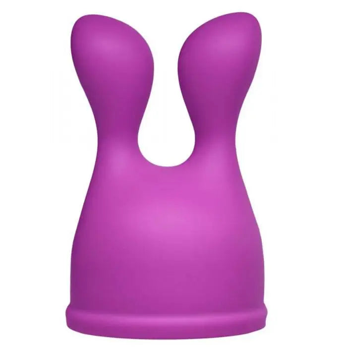 4.25-inch Purple Silicone G-spot and Clit Stim Wand Attachment for Her