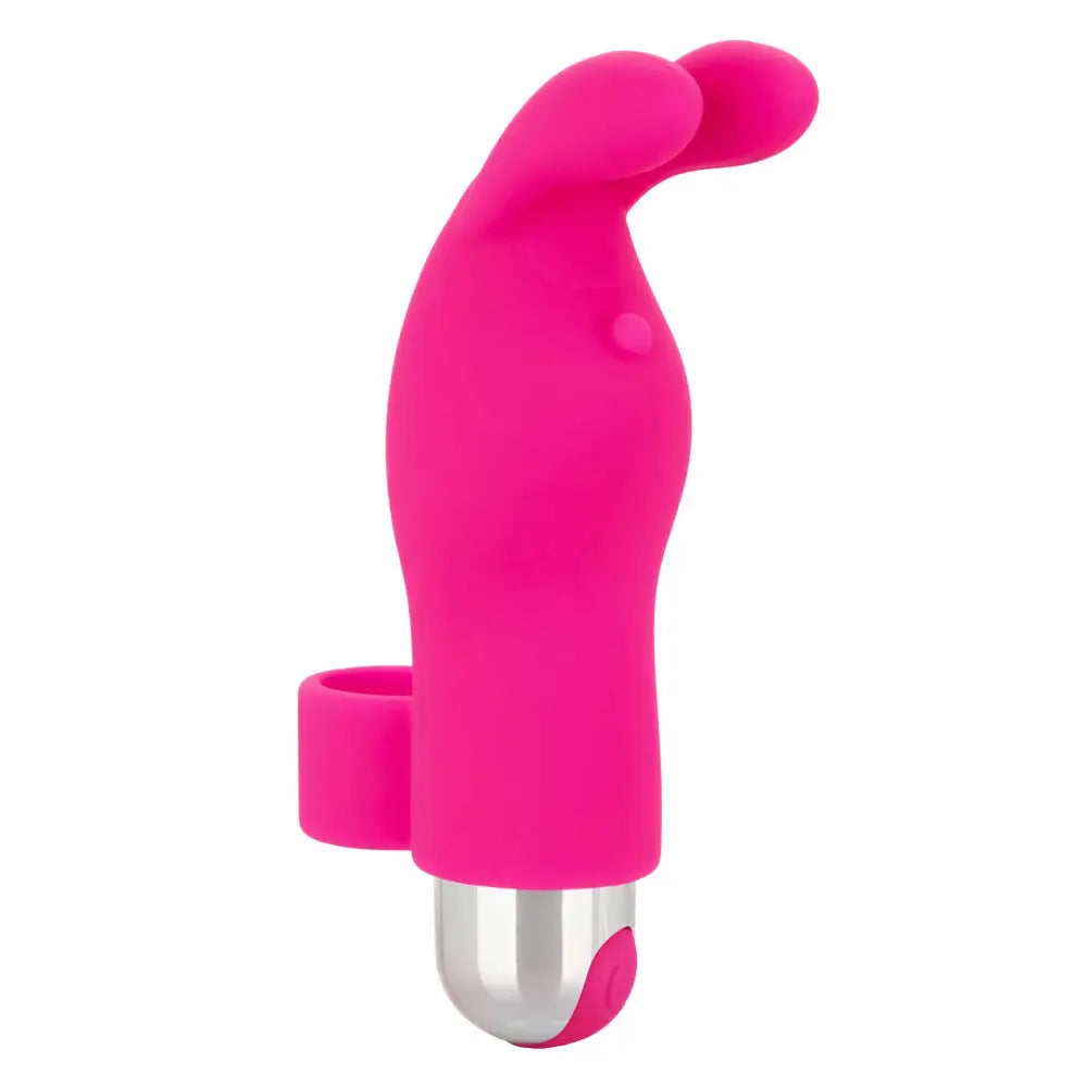 4-inch Colt Silicone Pink Rechargeable Bunny Finger Vibrator