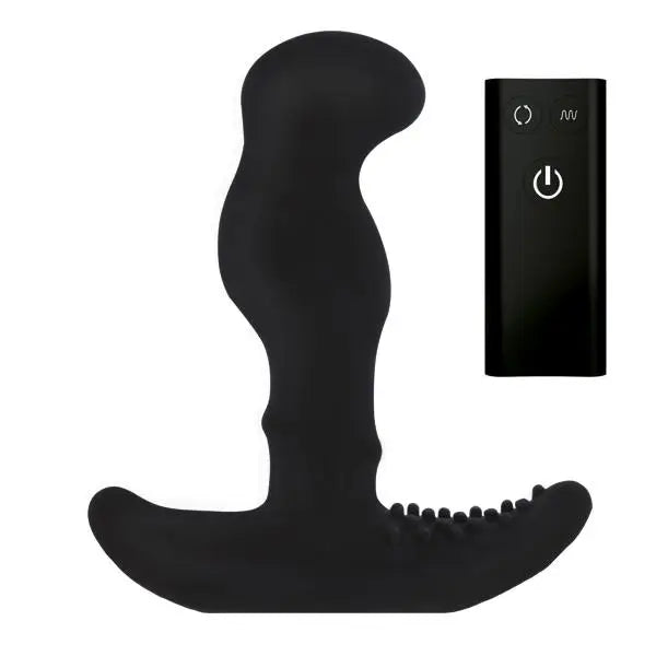 5-inch Black Remote-control G-spot and Clitoral Vibrator