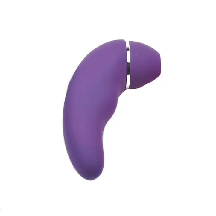 6.1-inch Silicone Purple Rechargeable Clitoral Stimulator