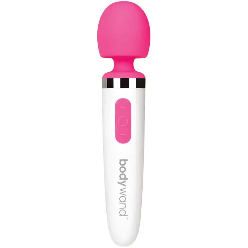 6-inch Pink Rechargeable Mini Waterproof Silicone Vibrating Wand