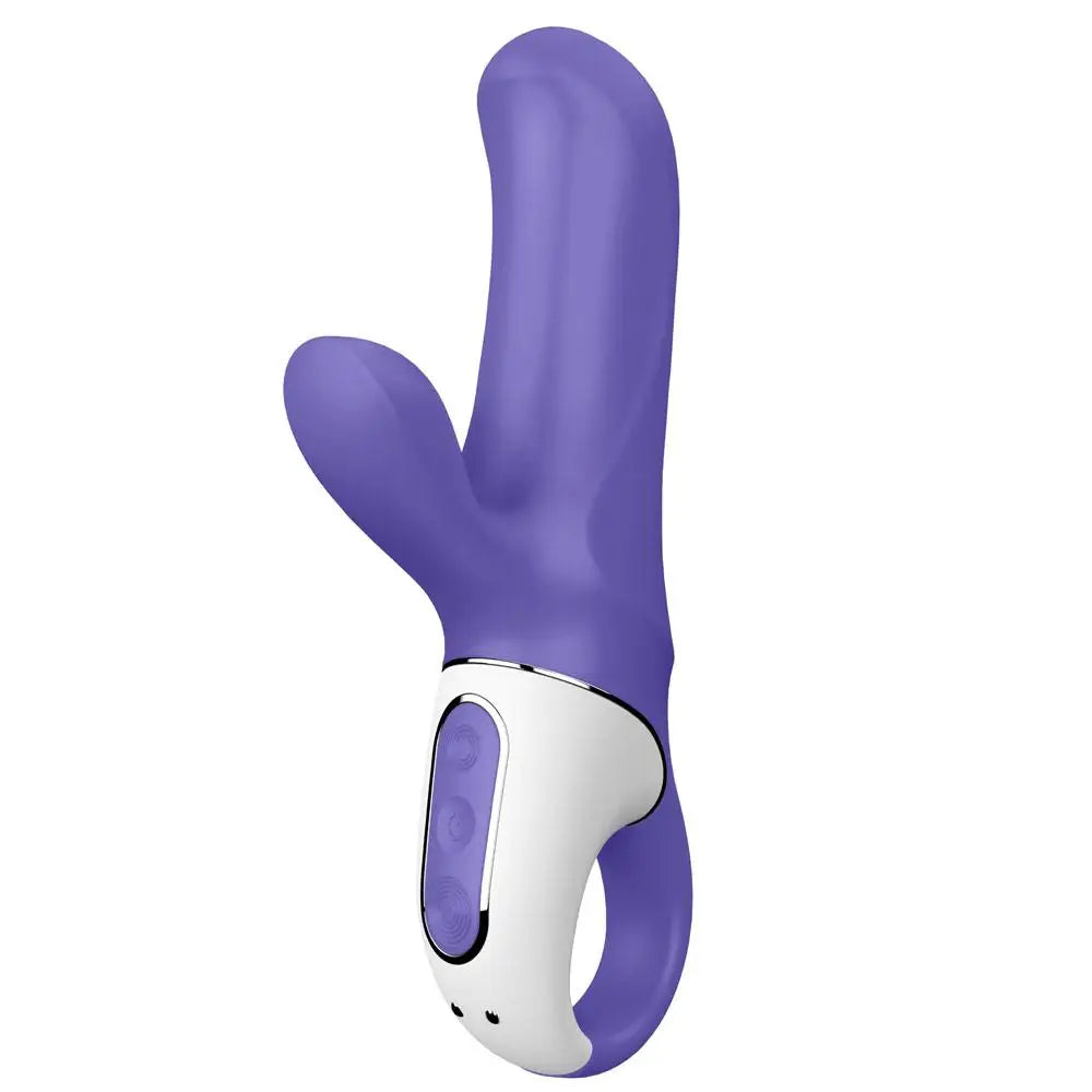 7-inch Satisfyer Pro Silicone Blue Bunny Rechargeable Vibrator