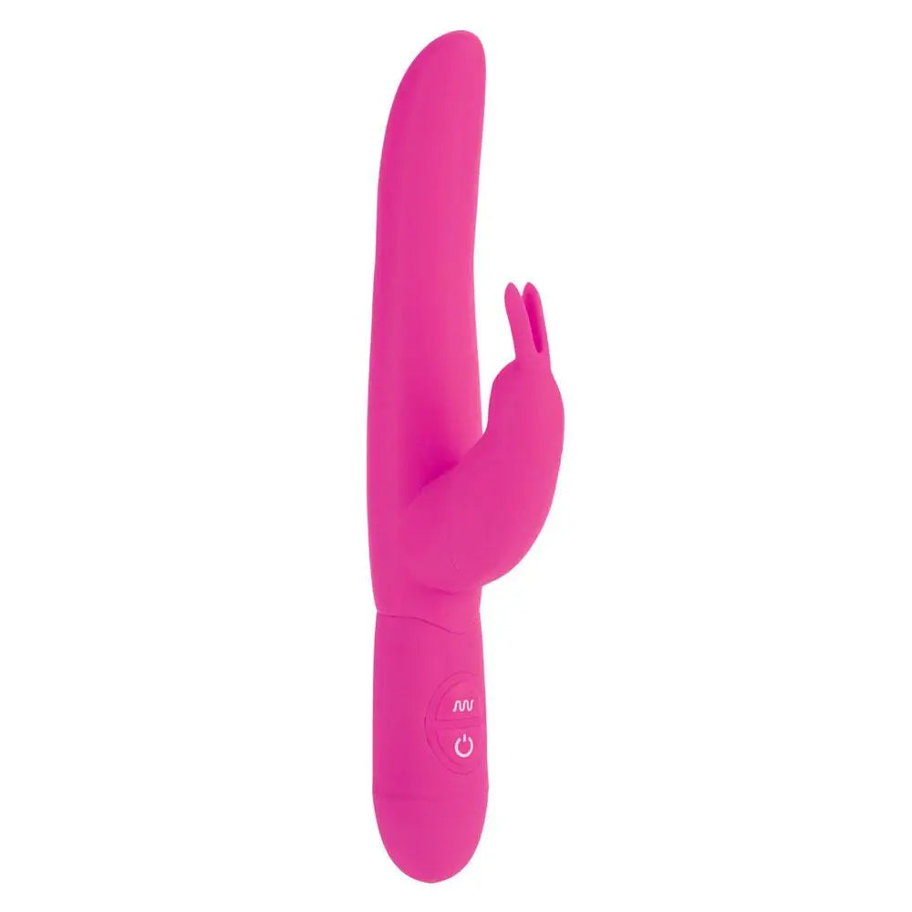 8.5-inch Colt Silicone Pink Rabbit Vibrator with Clit Stim