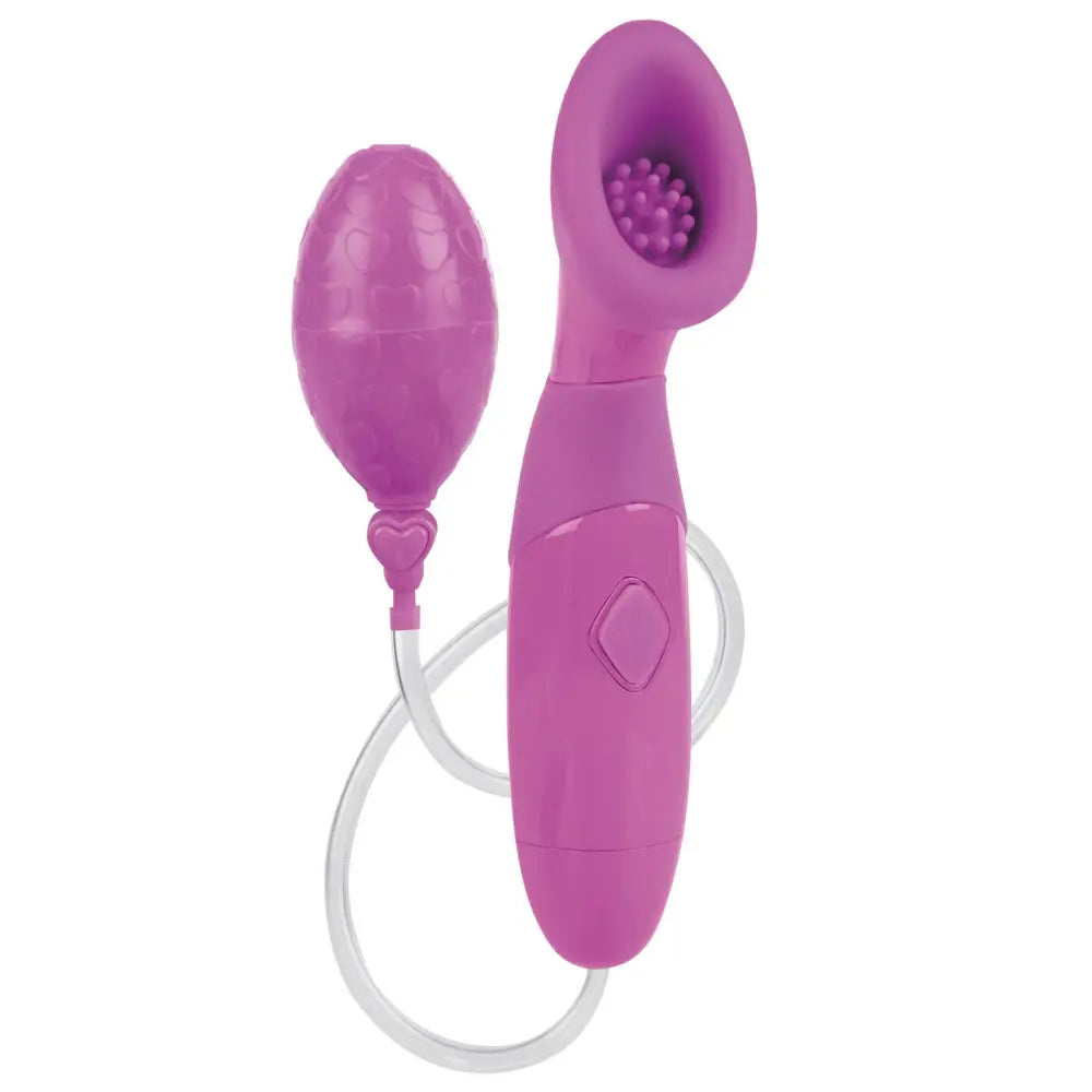 8-inch California Exotic Pink Waterproof Vibrating Clitoral Pump