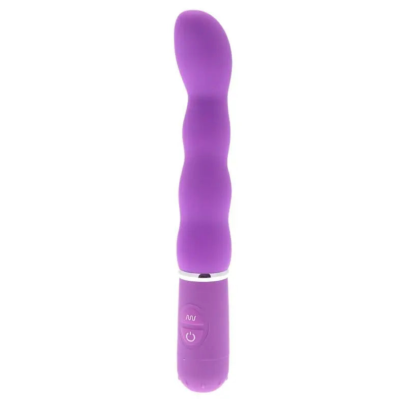 8-inch Silicone Purple 10-mode Waterproof G-spot Vibrator