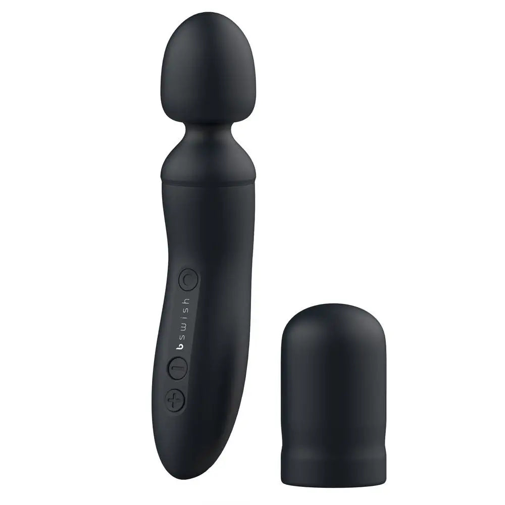 Bswish Silicone Black Luxury Extra Powerful Waterproof Magic Wand Vibrator