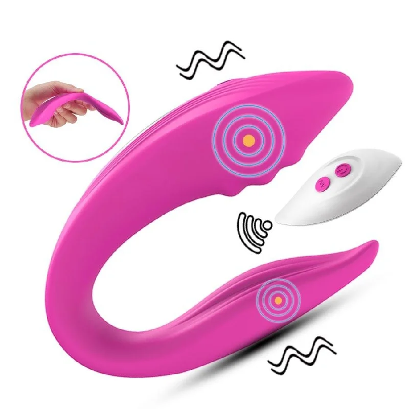 Silicone Wireless Vibrators for Couples Dildo G Spot Stimulator Double Vibrators Sex Toys for Women Masturbator