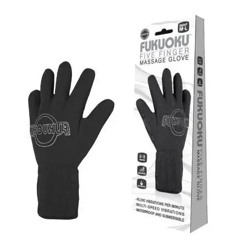 Fukuoku 5-finger Waterproof Vibrating Masturbation Glove (left)