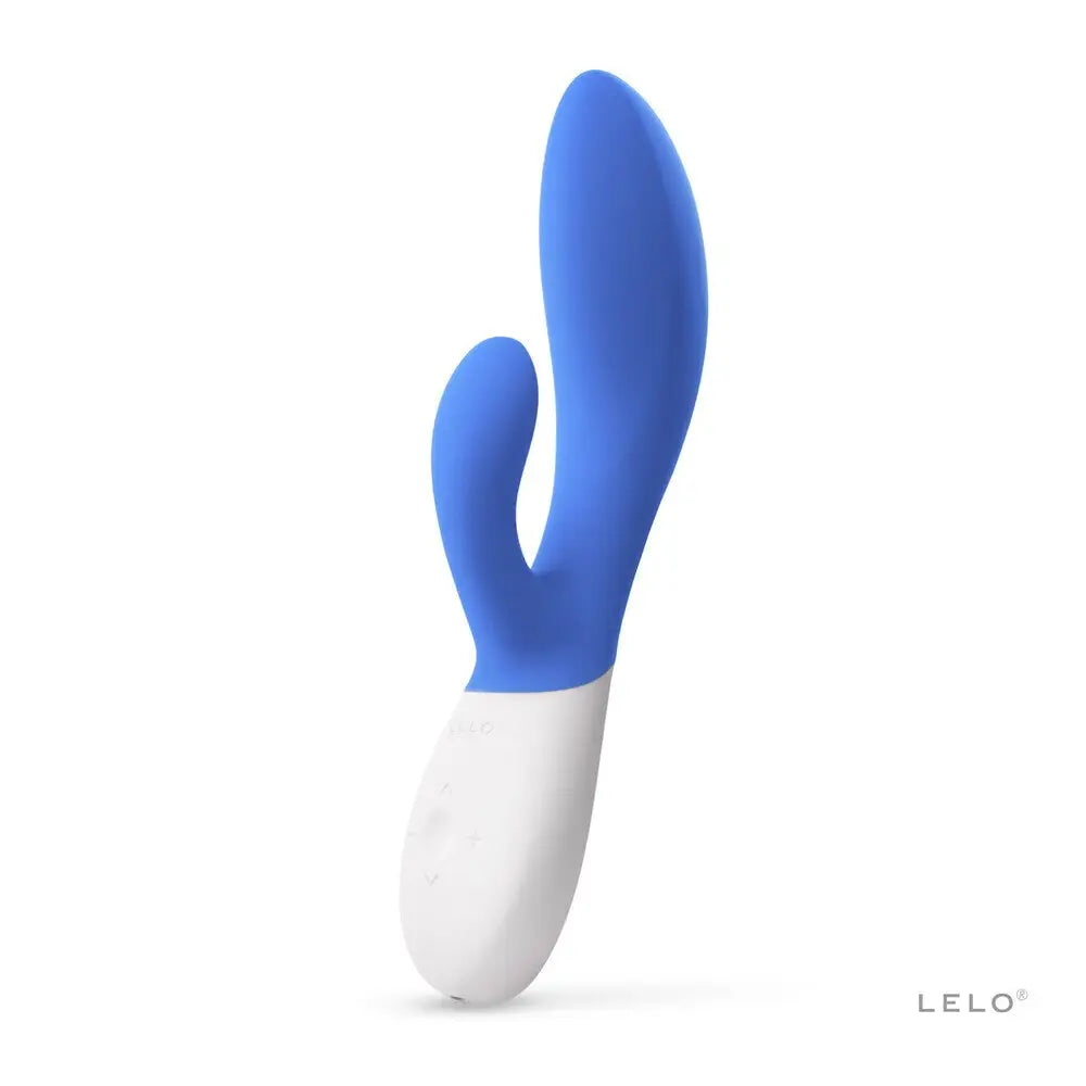 Lelo Silicone Blue Rechargeable Rabbit Vibrator with Wave Motion Tech