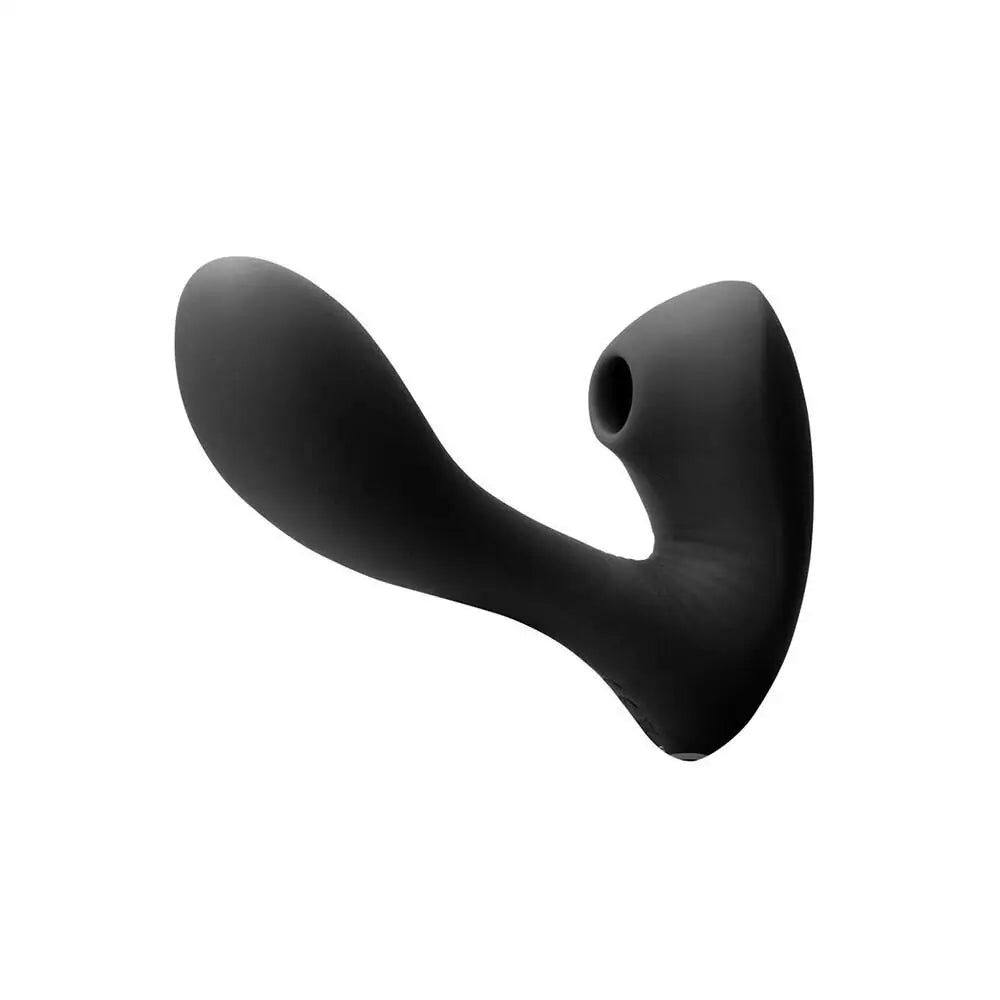 Ns Novelties Silicone Black Rechargeable Clit and G-spot Vibrator