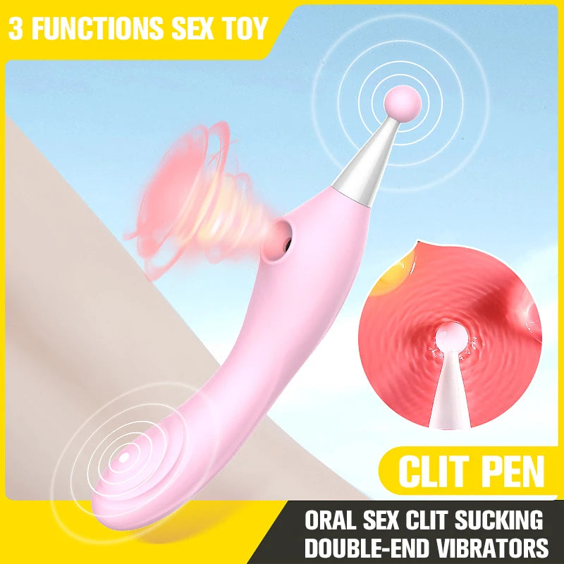 Pen Vibrator Clit Pen Double Ended Vibrator