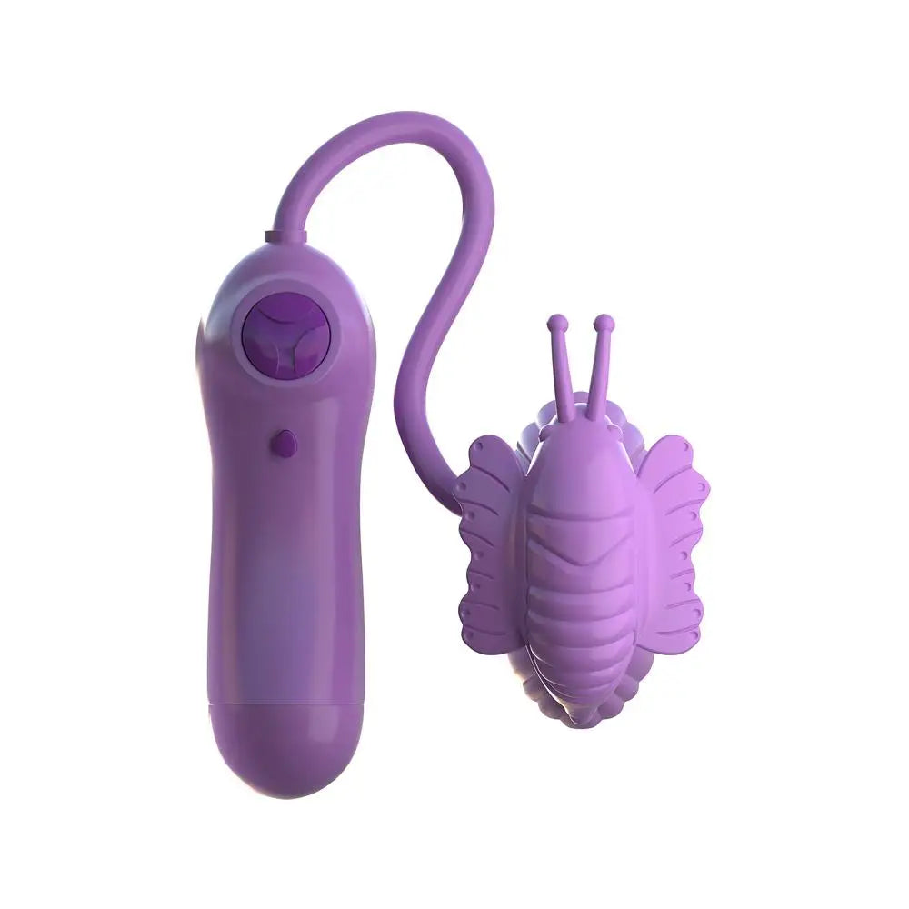 Pipedream Purple Butterfly Clit Stim with Wired Controller