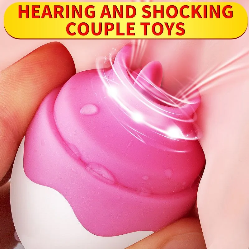 Powerful Sucking Vibrator Nipple Clitoris G-spot Stimulation Waterproof Tongue Licking Vibrator for Women