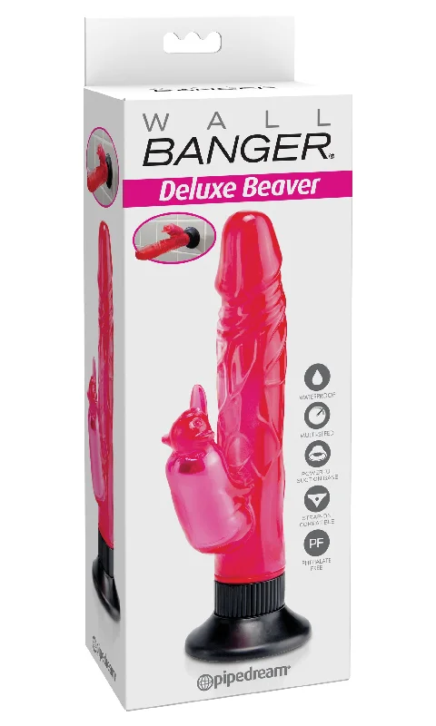 Deluxe Beaver: Vibrating Buddy with Suction Cup and Clit Stimulator