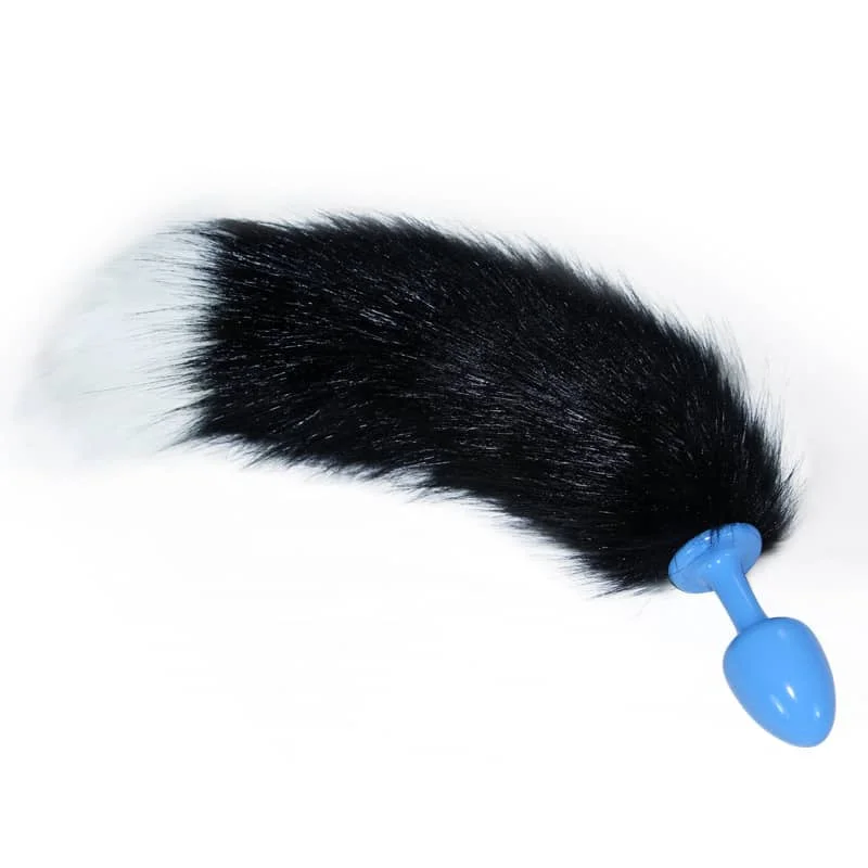 Luxury Metal Anal Tail ( Blue )