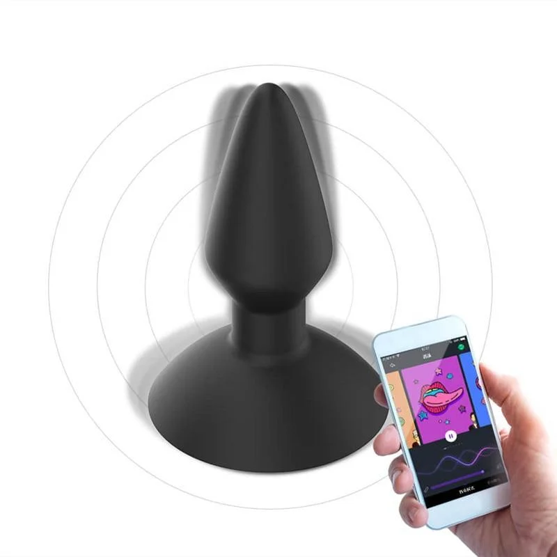 Smart Anal Plug Bluetooth Vibrator Prostate Massager Wireless Remote Control Masturbator