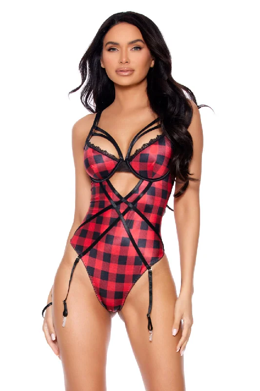 Buffalo Plaid Pint Teddy