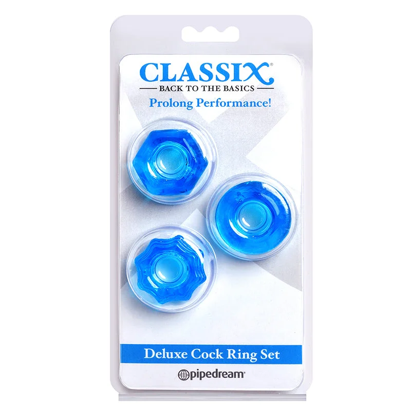 Classix Deluxe Cock Ring Set 3pk Pipedream Products®