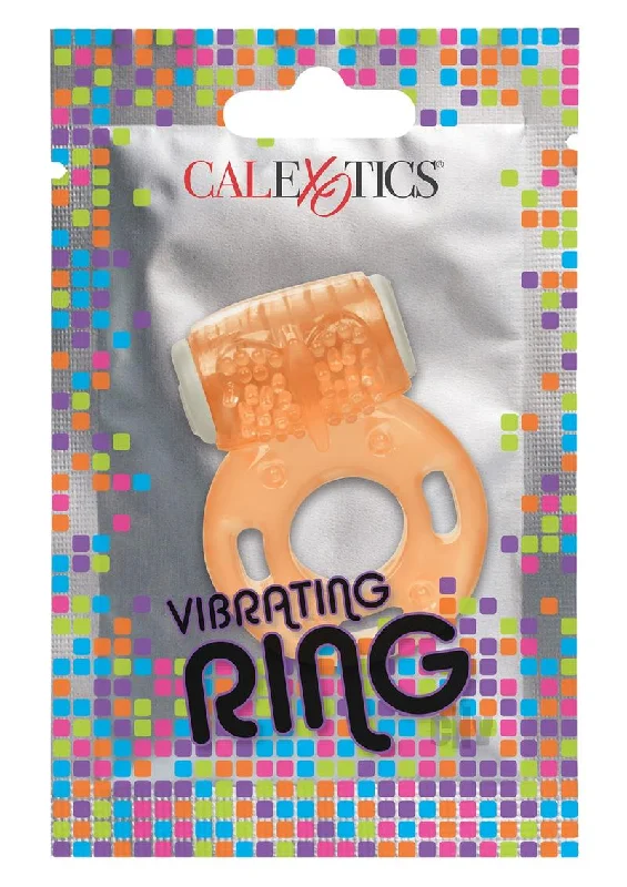 Foil Pack Vibrating Ring - Orange