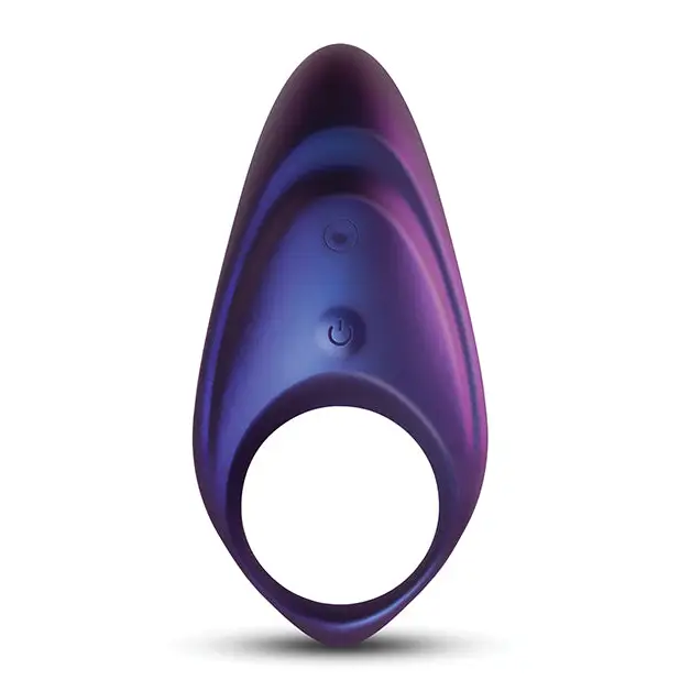 Hueman Neptune Vibrating Cock Ring - Purple