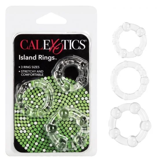 Island Cock Rings 3pk by Cal Exotics