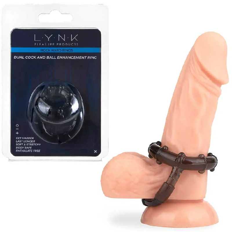 Dual Cock and Ball Enhancement Ring by Lynk Pleasure