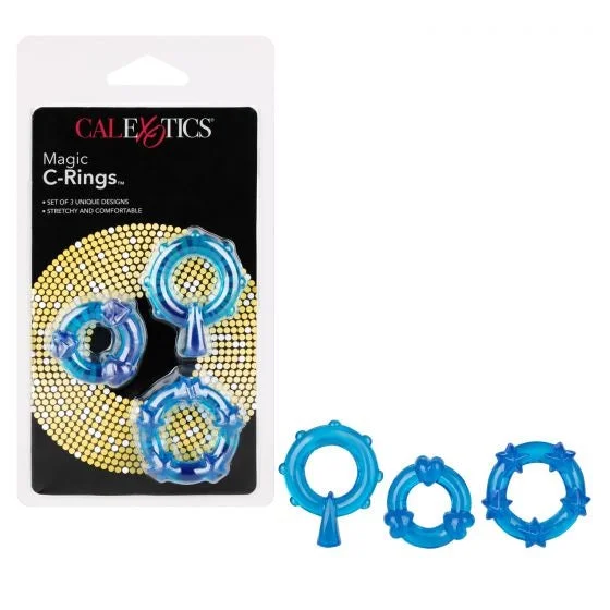 Magic C Cock Rings 3pk by Cal Exotics