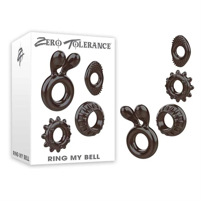 Ring My Bell Cock Rings 4pk by Zero Tolerance