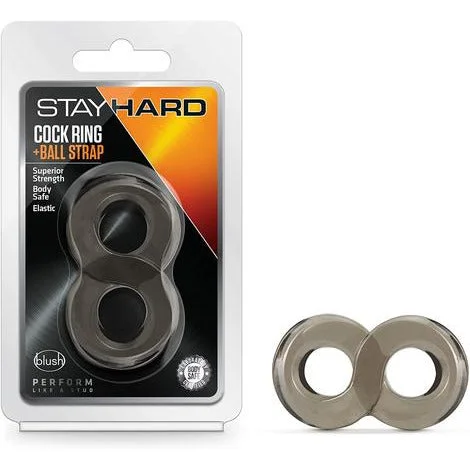 Stay Hard Cock Ring & Ball Strap by Blush Novelties