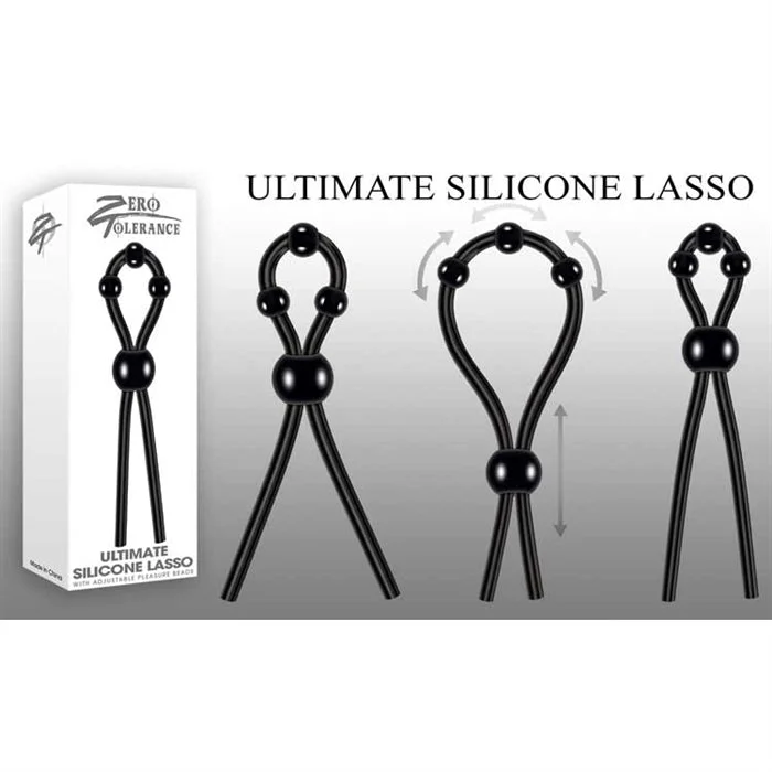 Ultimate Silicone Lasso Cock Ring by Zero Tolerance